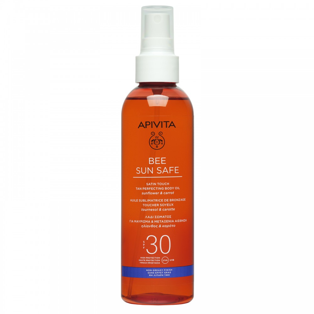 BEE SUN SAFE BARNULÁST ELŐSEGÍTŐ OLAJSPRAY SPF30