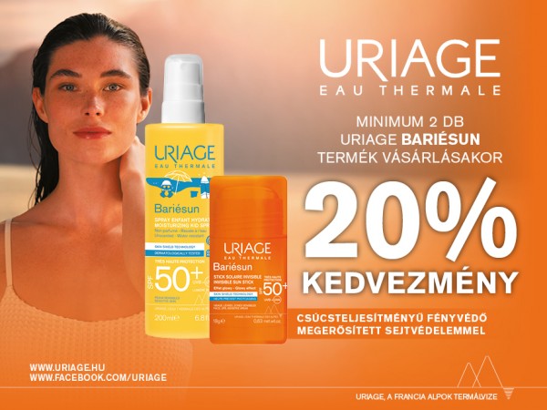 BARIESUN TERMÉKCSALÁD AKCIÓBAN. 20% KEDVEZMÉNY MINIMUM 2 DARABTÓL.