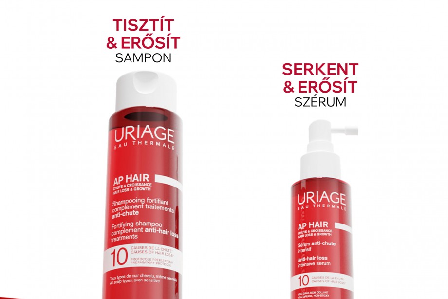 ÚJDONSÁG AZ URIAGE KÍNÁLATÁBAN. HULLIK A HAJA? RITKUL A HAJA?