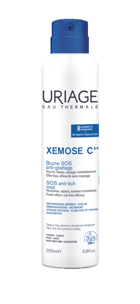 Uriage XEMOSE C8+ SOS PERMET SZÁRAZ BŐRRE 200ml